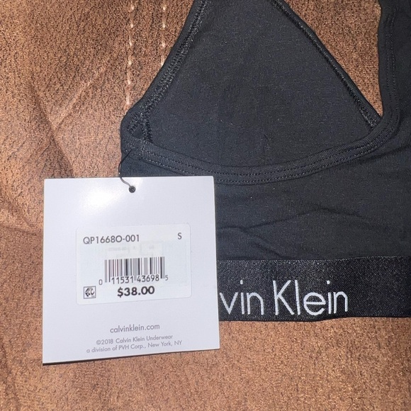 Calvin Klein Black Bralette Small - Picture 3 of 3